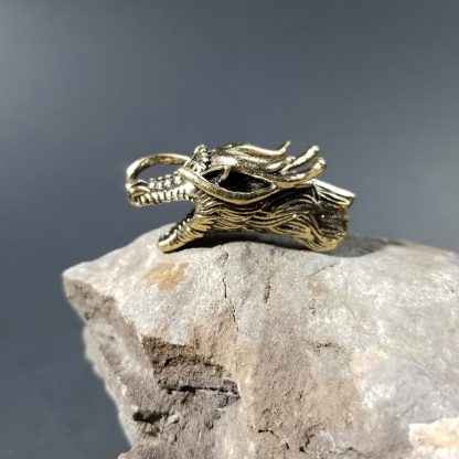 Dragon Paracord Bead Gold