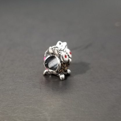 Pink Silver Owl